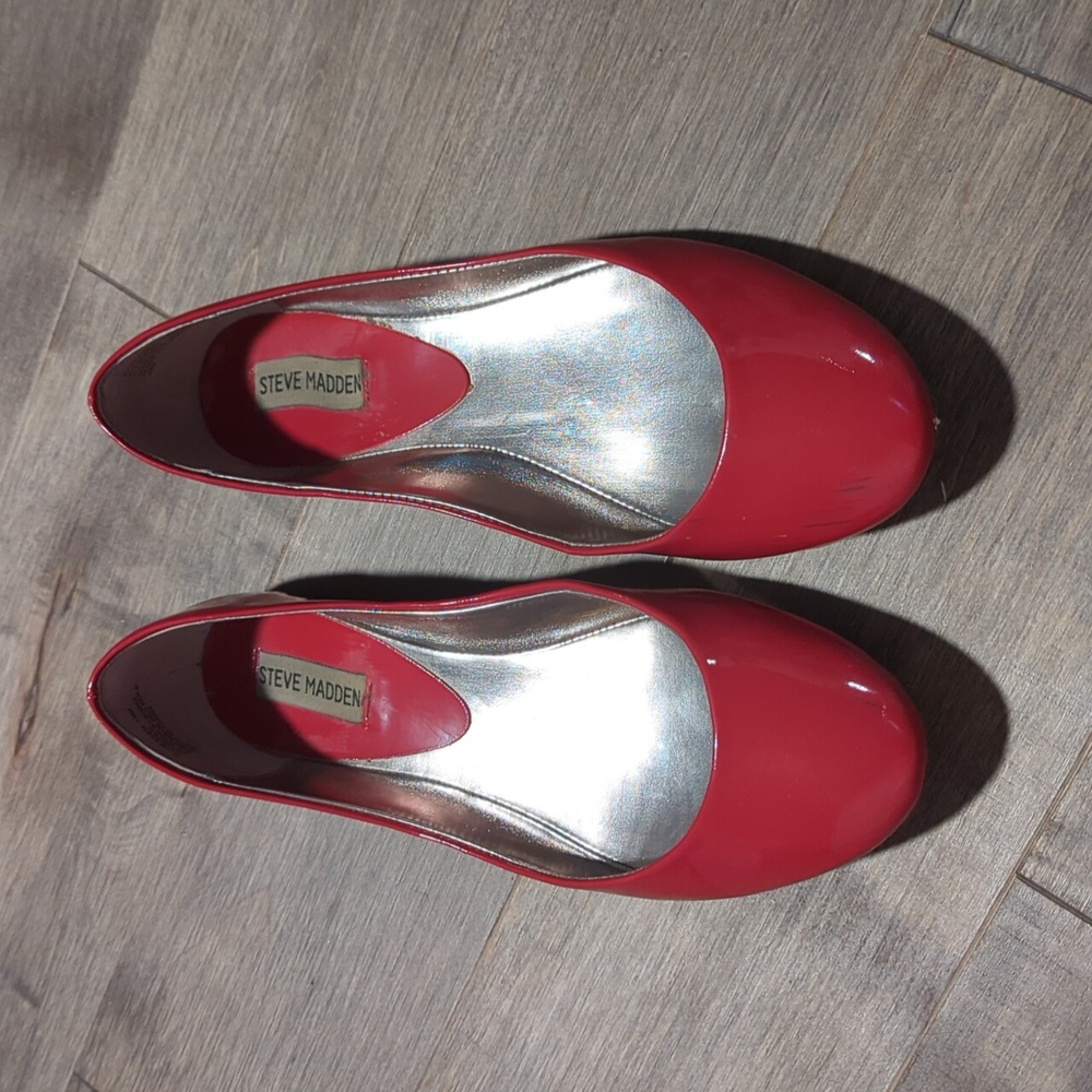 Steve Madden Red Heaven Ballet Flats